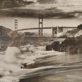 FOTOGRAFIE - SURF OF BEACH NEAR GOLDEN GATEBRIDGE, SAN FRANCISCO