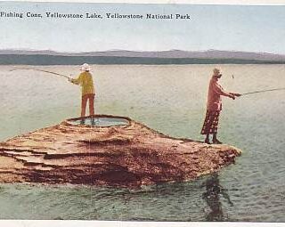 FISHING CONE, YELLOWSTONE LAKE, NATIONAL PARK