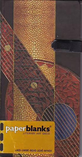 ZÁPISNÍK PAPERBLANKS LITERARY SERENADE SLIM 1674-8 ART DECO