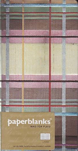 ZÁPISNÍK PAPERBLANKS MAD FOR PLAID WARWICK SLIM 3172-7