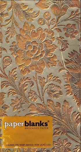 ZÁPISNÍK PAPERBLANKS BROCADED HONEY BLOOM SLIM WRAP 785-3